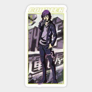 Akudama Drive ''COURIER'' V1 Sticker